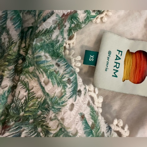 Farm Rio Mini One Shoulder Dress Multi Color - Picture 2 of 2